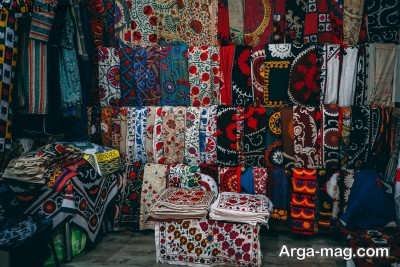آشنایی با پارچه و لباس های منحصر به سوغات کشور تاجیکستان