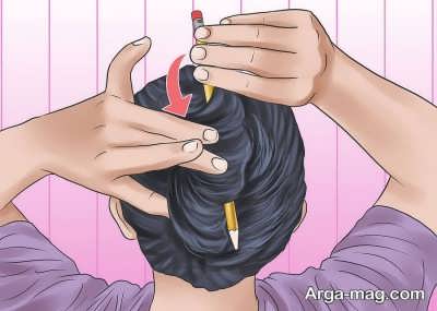 آموزش بستن مو بدون کش 