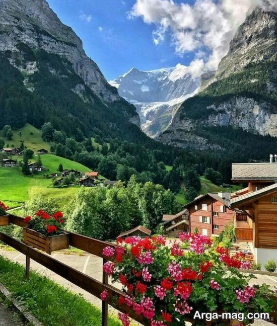 عکس طبیعت سوئیس زیبا و دوست داشتنی