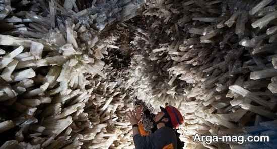 غار کریستال مکزیک پدیده طبیعی شگفت انگیز