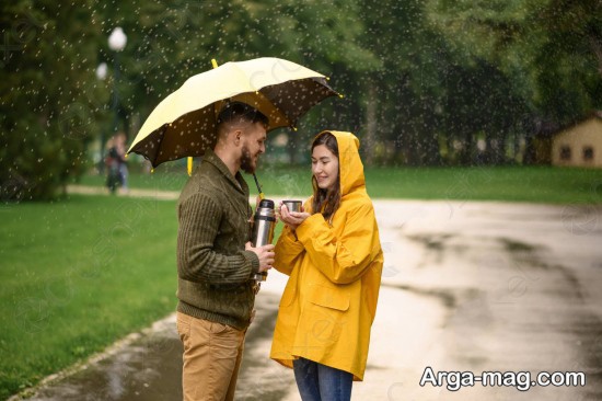 گالری زیبا و باحال ژست زیر باران