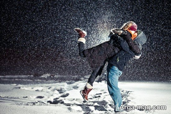 انواع زیبا عکس عاشقانه زمستانی