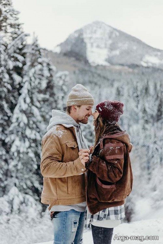 تصاویر دیدنی عاشقانه زمستانی
