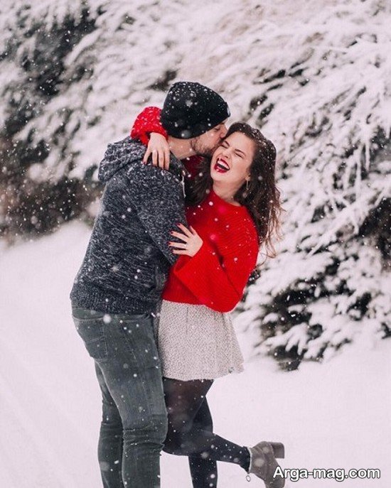 عکس عاشقانه زمستانی زیبا
