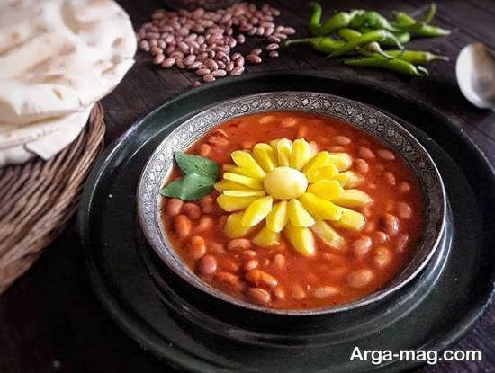 ایده هایی زیبا و خلاقانه از دیزاین خوراک لوبیا