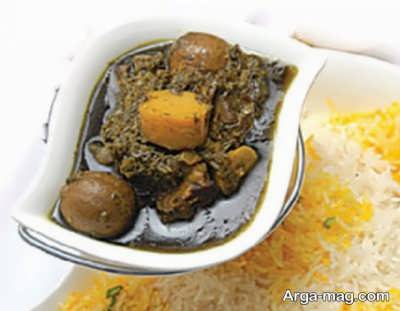 آشنایی با طرز تهیه خورش آلو گشنیز