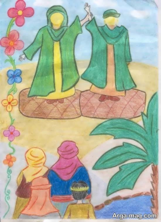 نقاشی امام علی (ع) برای کودکان