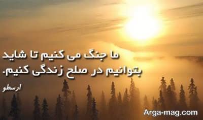 جملات زیبا در مورد جنگ