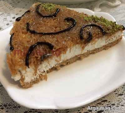 چیز کیک شعریه خانگی