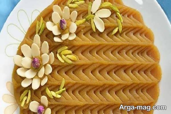 ایده هایی اشتهابرانگیز از تزیین حلوا با چاقو