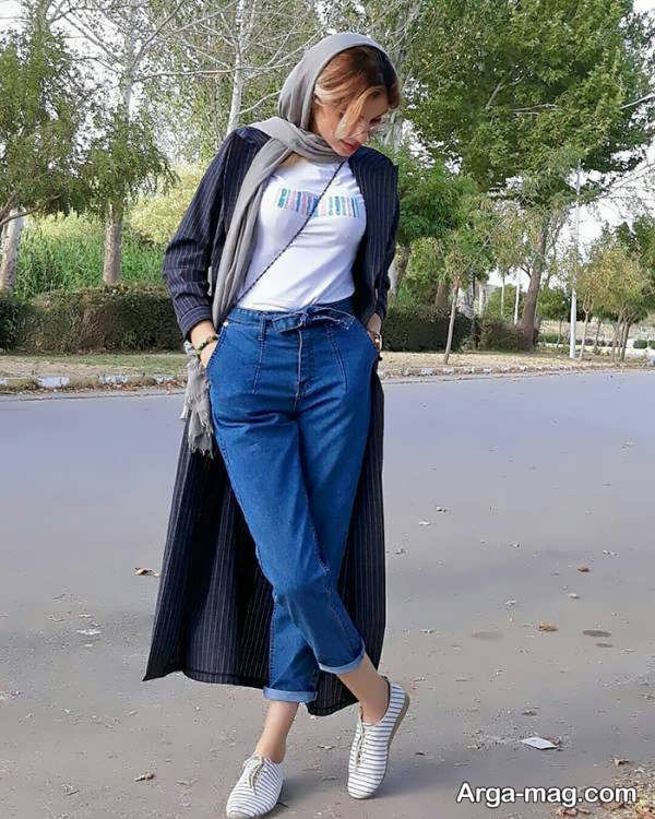 ایده هایی زیبایی از ست لباس و شلوار پاکتی