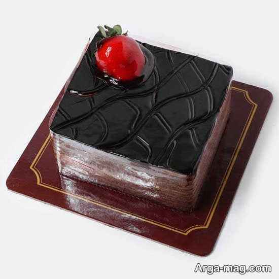 ایده تزیین کیک مربع