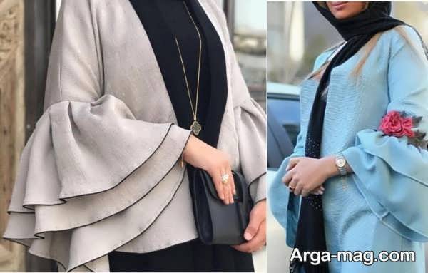 مدل آستین مانتو ساه