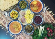 60 تزیین سفره ایرانی برای علاقه مندان به هنر سفره آرایی با غذاهای ایرانی