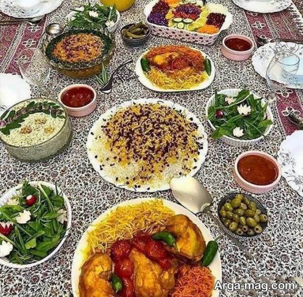 ایده هایی جذاب و شیک از دیزاین سفره ایرانی
