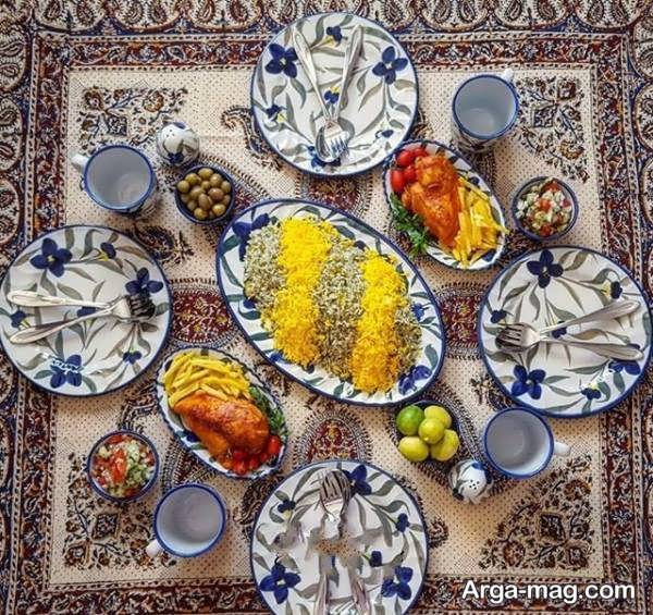60 ایده جذاب و زیبا تزیین سفره ایرانی