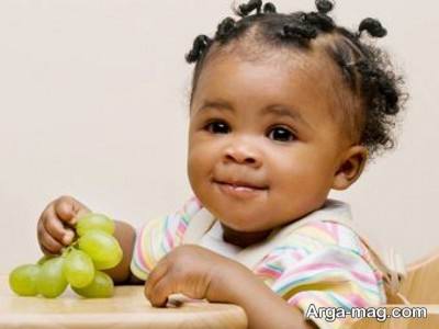 افزودن انگور به رژیم غذایی کودک
