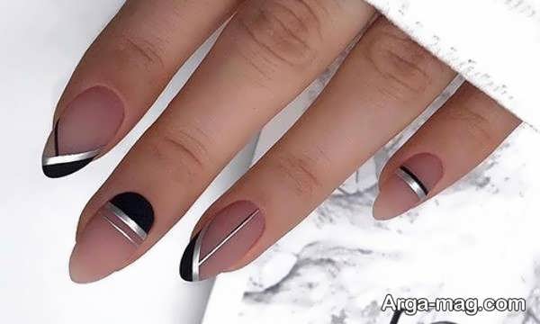 آشنایی با ایده های شیک و متفاوت طراحی ناخن خطی