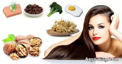 رژیم غذایی سالم و مناسب برای مو ها