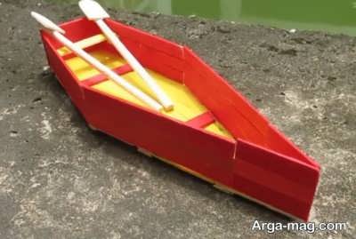 طریقه ساختن قایق با چوب بستنی