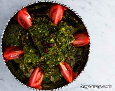 طرز تهیه کوکو سبزی رژیمی