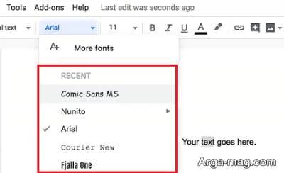 Adding fonts to Google Docs 11