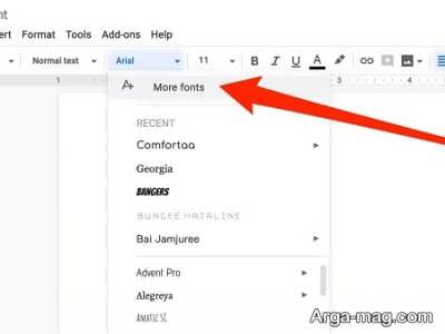 Adding fonts to Google Docs 5