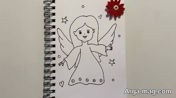 طراحی ساده فرشته