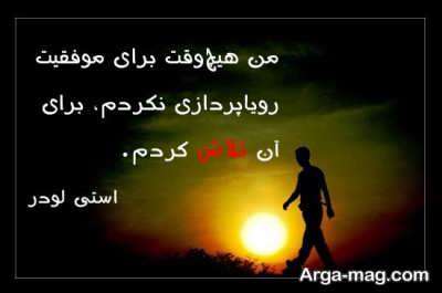 جملات ناب در مورد پشتکار