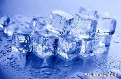 استفاده از یخ برای درمان جوش 