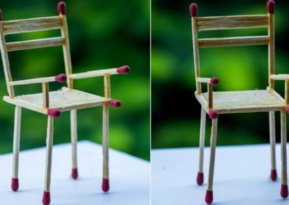 ایده های جالب ساخت کاردستی صندلی