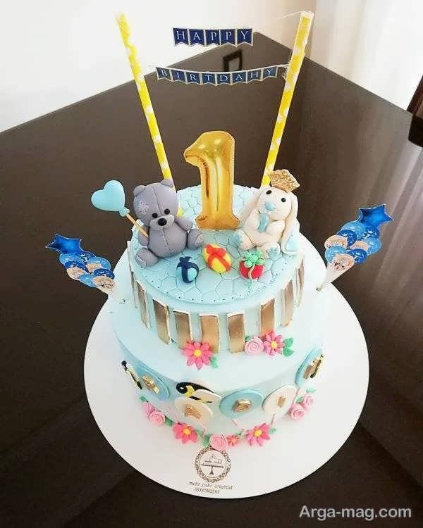 ایده هایی جذاب از تزیین کیک تولد یک سالگی