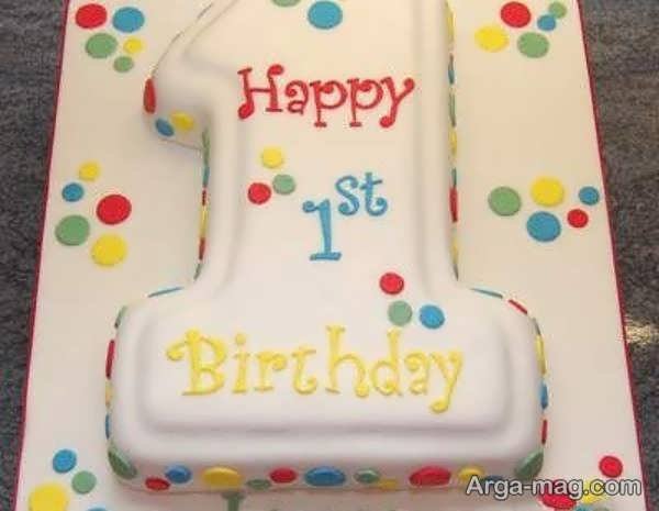 تزیین کیک تولد یک سالگی برای کودکان دختر و پسر