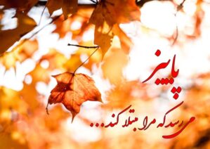 مجموعه ای از کپشن پاییزی
