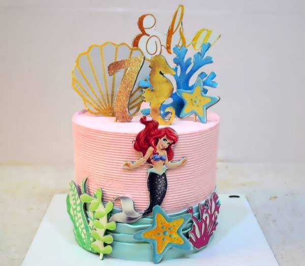 دیزاین جشن تولد با پری دریایی