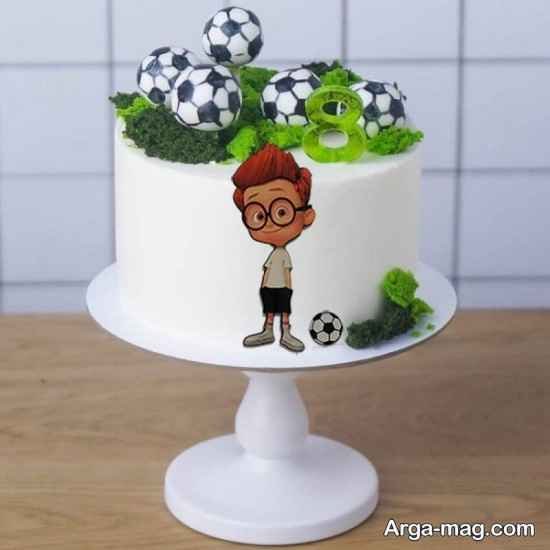 نمونه کیک فوتبالی