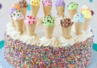 مجموعه تزیین کیک با قیف بستنی