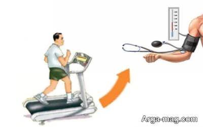 کنترل فشار خون با ورزش 