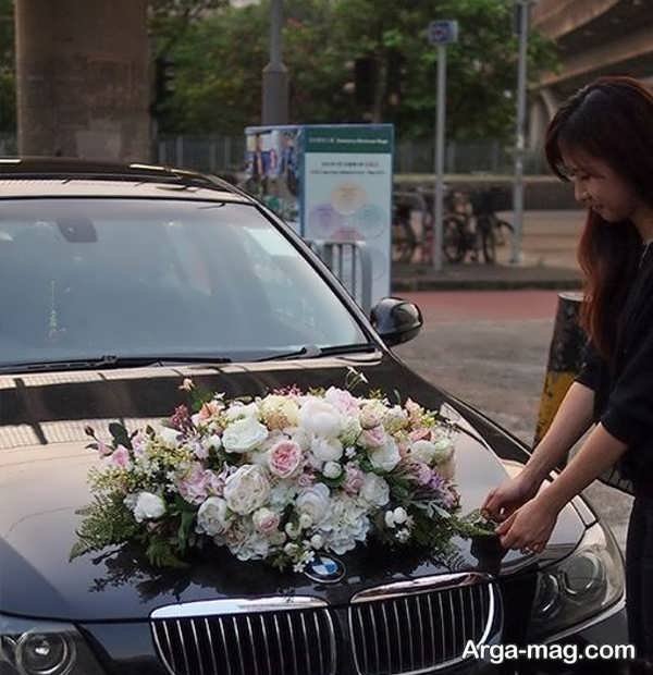 بهترین سبک های گل آرایی و تزیین ماشین عروس با گل مصنوعی