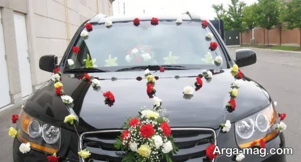 گل آرایی متفاوت ماشین عروس