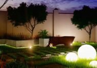 ایده های جذاب نورپردازی باغچه