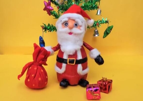 مدل های جالب و خلاقانه کاردستی بابانوئل