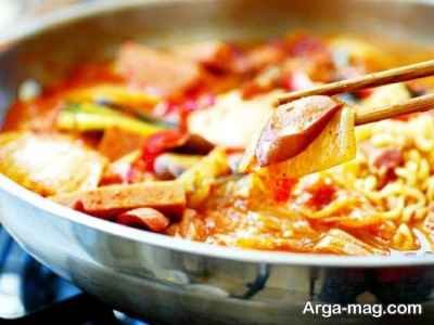 دستور پخت سوپ ارتشی کره ای