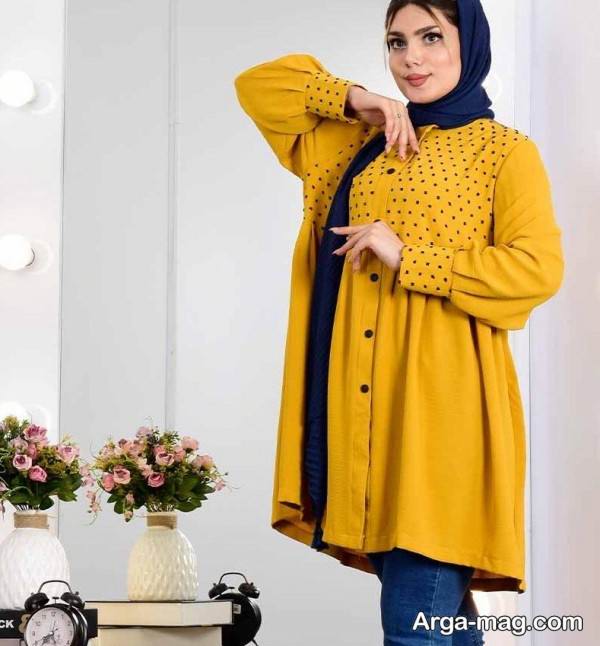 مدل مانتو ابروبادی ددر رنگ زیبا