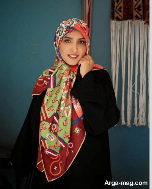 مدل منحصر به فرد روسری عید