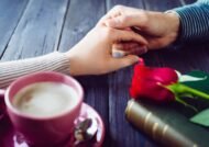 عکس عاشقانه در کافه با طرح و متن رویایی