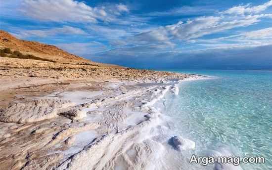 دریاچه نمکی مرده در اردن