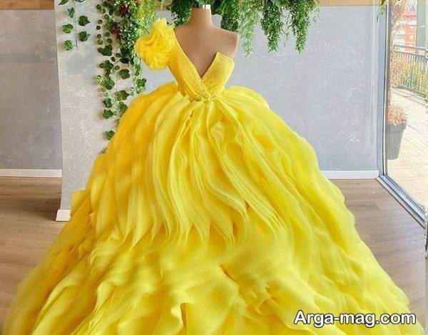 جدیدترین لباس عروس رنگی 1402