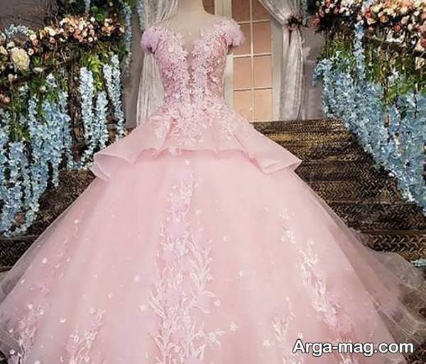 لباس عروس رنگی 1402 زیبا