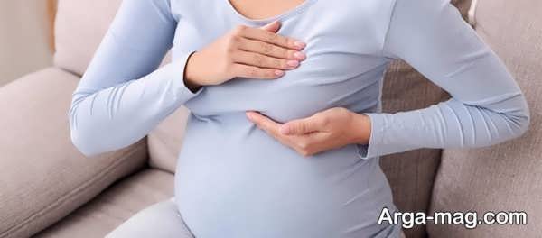 روش های کاهش درد تغییرات پستان در بارداری